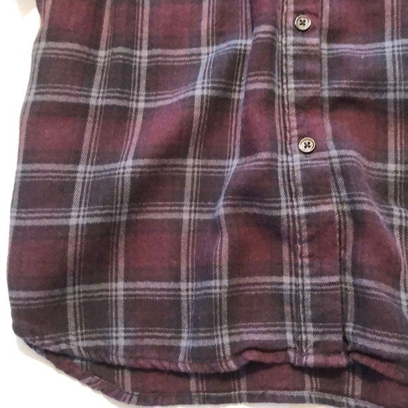 Paige Purple Flannel Shirt w/ Embellishments - Picture 5 of 9